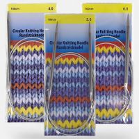 Набор Спицы круговые 100 см. на мет.леске - 02 ((4.0/5.0/6.0))